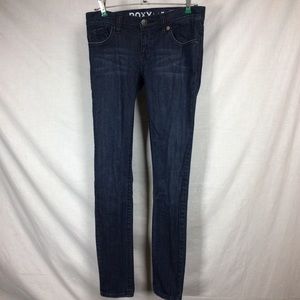 Roxy Pismo Super Skinny Fit Dark Wash Jeans, Sz 3